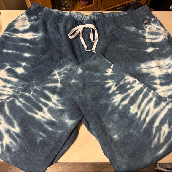 Blue Tie-Dye Joggers. 22/24 woman’s - Picture 1 of 6